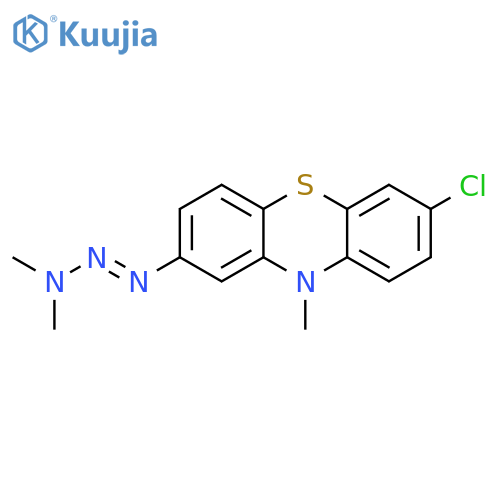 N-[(7-chloro-10-methylphenothiazin-2-yl)diazenyl]-n-methylmethanamine structure