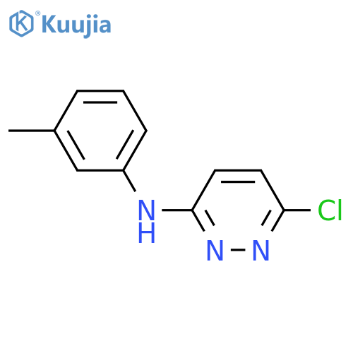 6-CHLORO-N-M-TOLYLPYRIDAZIN-3-AMINE structure