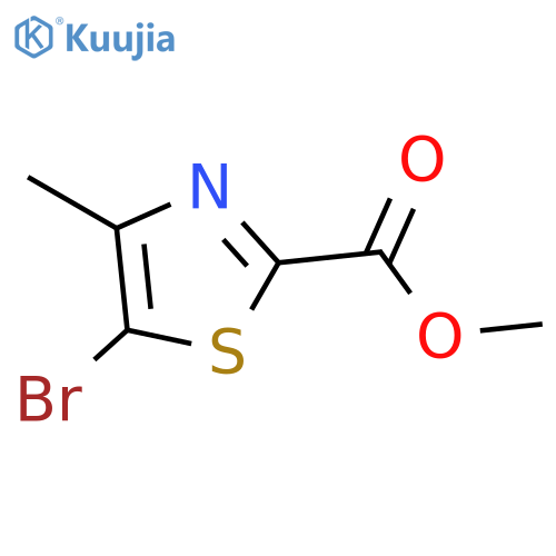 methyl 5-bromo-4-methyl-1,3-thiazole-2-carboxylate structure