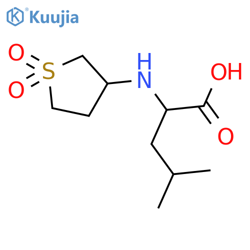 N-(1,1-Dioxidotetrahydro-3-thienyl)leucine structure