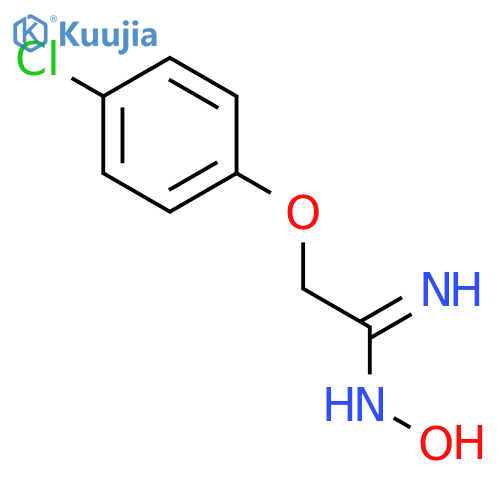(Z)-2-(4-chlorophenoxy)-N'-hydroxyethenimidamide structure