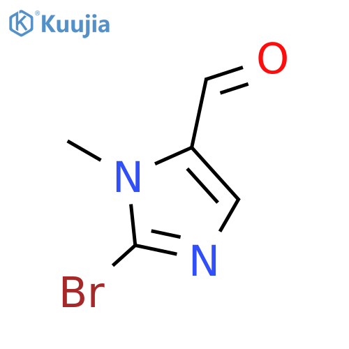 2-Bromo-1-methylimidazole-5-carbaldehyde structure