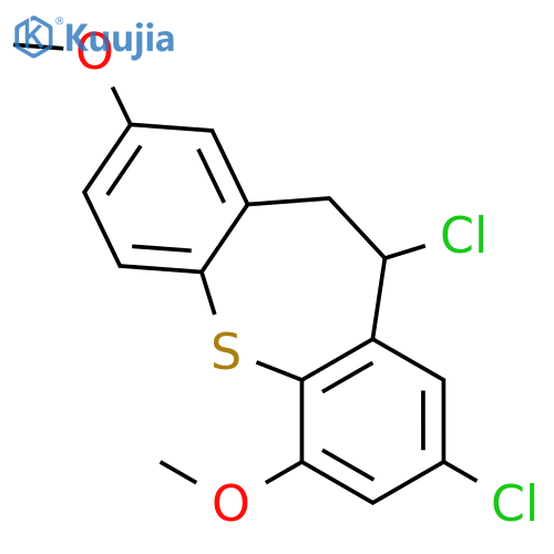 DIBENZO[B,F]THIEPIN, 2,11-DICHLORO-10,11-DIHYDRO-4,8-DIMETHOXY- structure