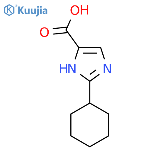 2-cyclohexyl-1H-imidazole-4-carboxylic acid structure