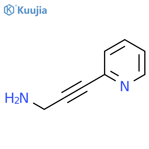 3-(pyridin-2-yl)prop-2-yn-1-amine structure