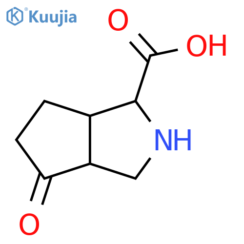 4-oxo-octahydrocyclopenta[c]pyrrole-1-carboxylic acid structure