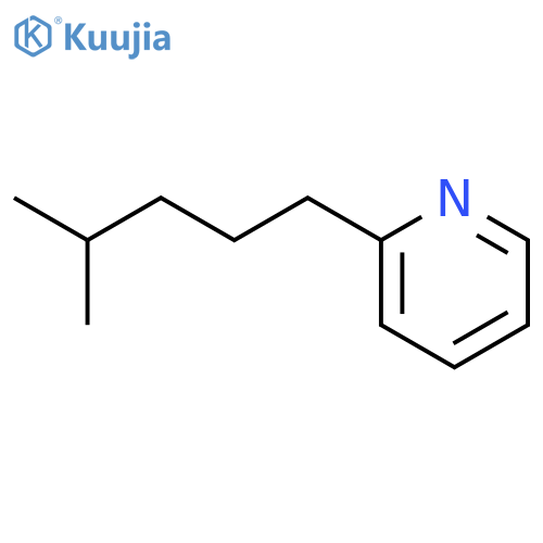 2-(4-Methylpentyl)pyridine structure