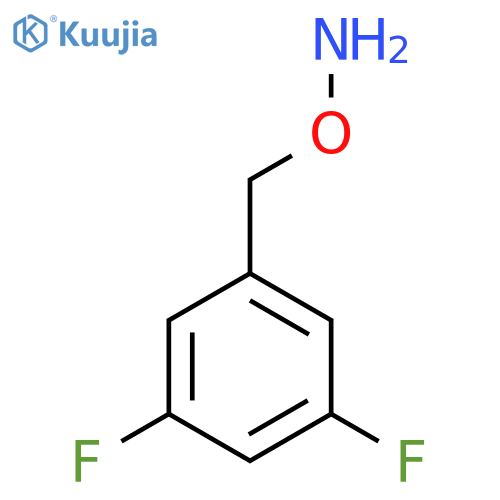 O-(3,5-difluorophenyl)methylhydroxylamine structure