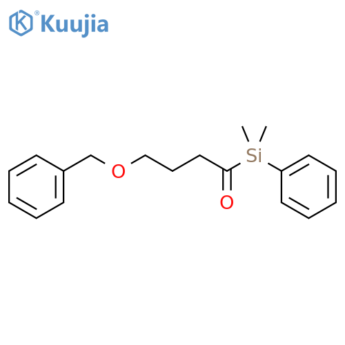 SILANE, DIMETHYL[1-OXO-4-(PHENYLMETHOXY)BUTYL]PHENYL- structure