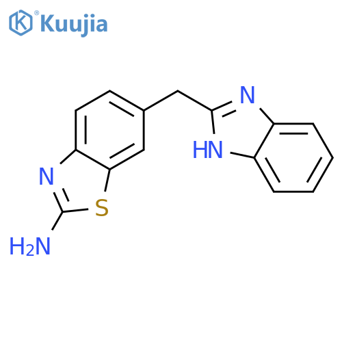 6-(1 H -Benzoimidazol-2-ylmethyl)-benzothiazol-2-ylamine structure