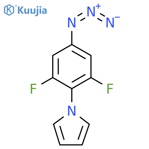 1H-Pyrrole, 1-(4-azido-2,6-difluorophenyl)- structure