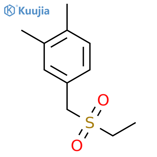 Benzene,4-[(ethylsulfonyl)methyl]-1,2-dimethyl- structure
