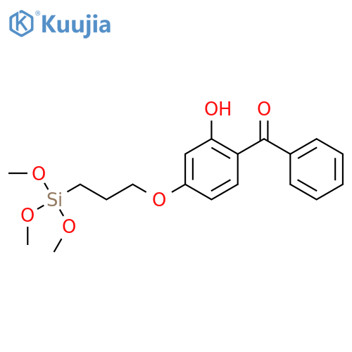 Methanone, [2-hydroxy-4-[3-(trimethoxysilyl)propoxy]phenyl]phenyl- structure