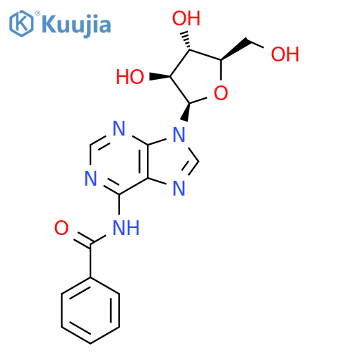 9-(b-D-Arabinofuranosyl)-N6-benzoyladenine structure