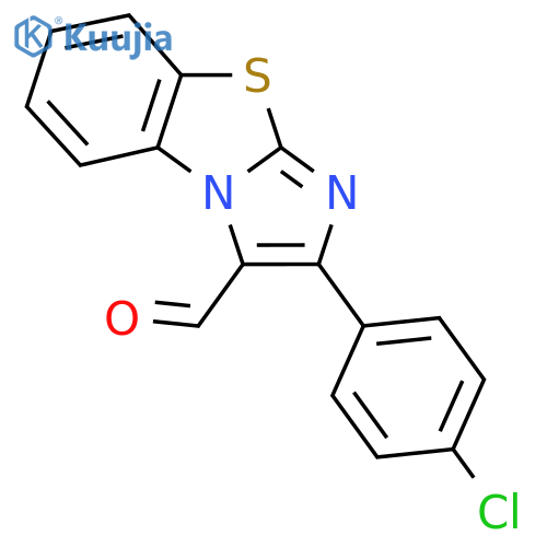 2-(4-Chlorophenyl)imidazo[2,1-b][1,3]benzothiazole-1-carbaldehyde structure