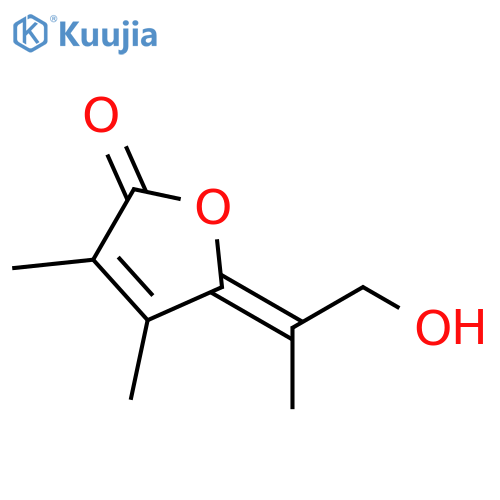 2(5H)-Furanone, 5-(2-hydroxy-1-methylethylidene)-3,4-dimethyl-, (Z)- structure