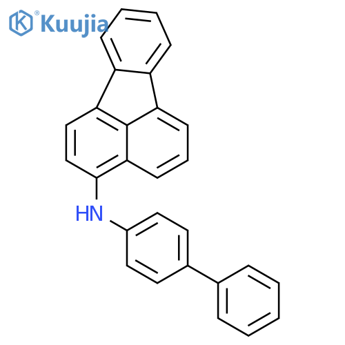 3-FLUORANTHENAMINE, N-[1,1'-BIPHENYL]-4-YL- structure