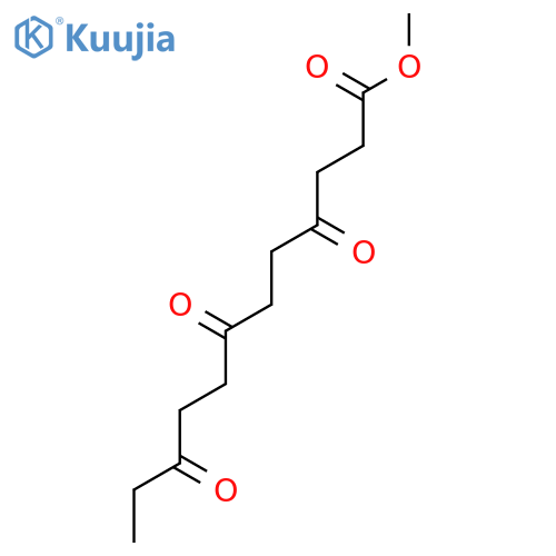 Dodecanoic acid, 4,7,10-trioxo-, methyl ester structure