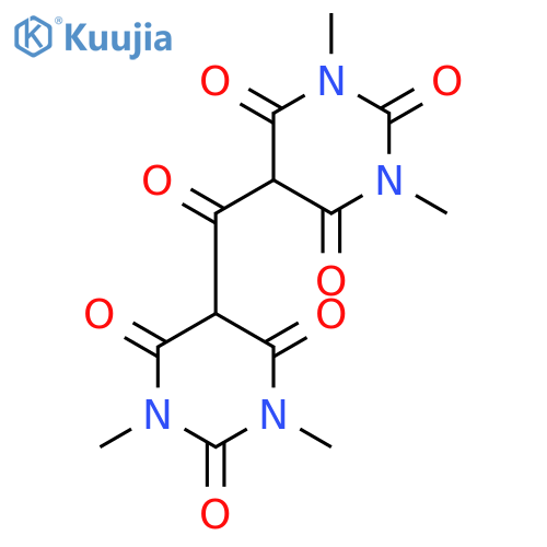 2,4,6(1H,3H,5H)-PYRIMIDINETRIONE, 5,5'-CARBONYLBIS[1,3-DIMETHYL- structure