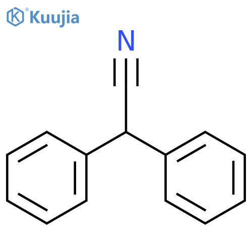 Diphenylacetonitrile-d10 structure