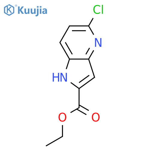 Ethyl 5-chloro-1H-pyrrolo[3,2-b]pyridine-2-carboxylate structure