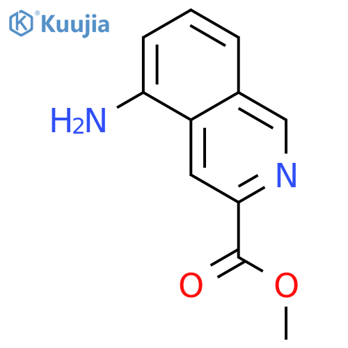 methyl 5-aminoisoquinoline-3-carboxylate structure