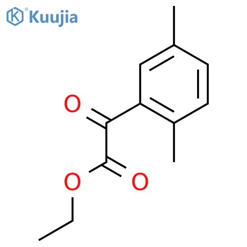 Ethyl 2-(2,5-dimethylphenyl)-2-oxoacetate structure