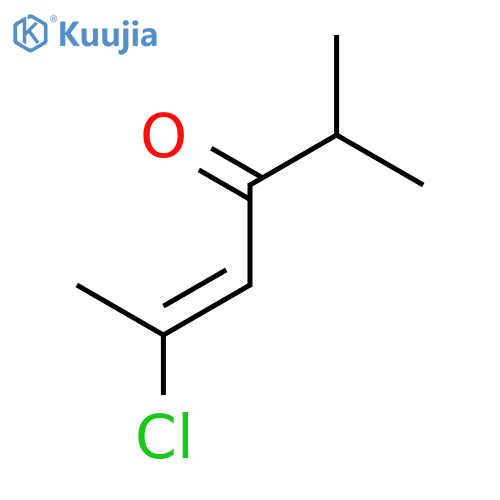 4-Hexen-3-one, 5-chloro-2-methyl-, (E)- structure