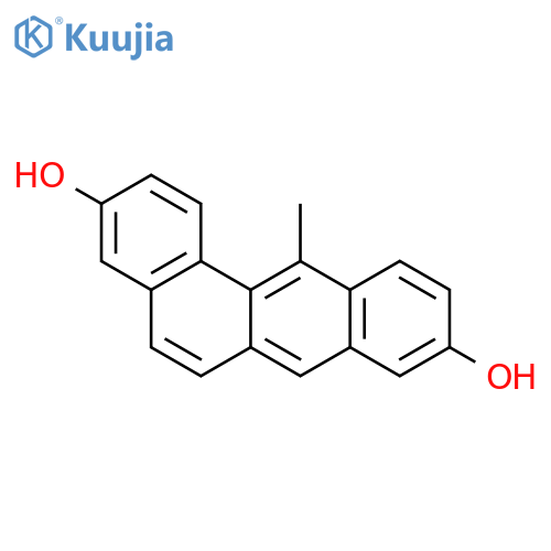 12-Methylbenz(a)anthracene-3,9-diol structure