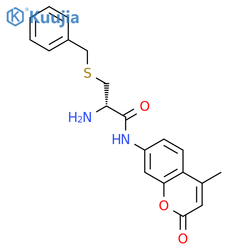 S-Benzyl-L-cysteine 7-Amido-4-methylcoumarin structure
