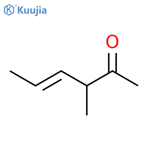 4-Hexen-2-one,3-methyl-, (E)- (9CI) structure