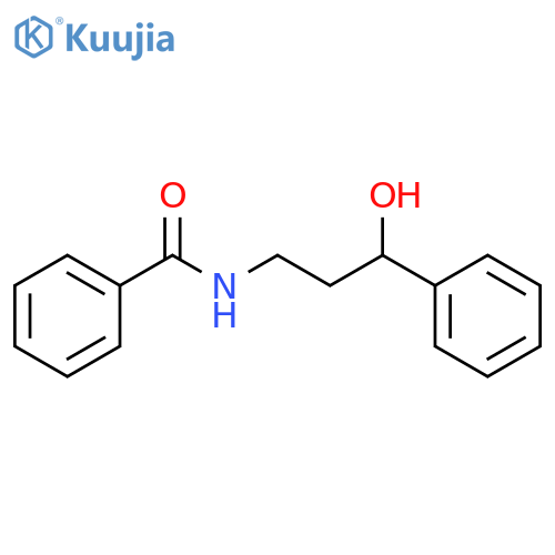Benzamide, N-(3-hydroxy-3-phenylpropyl)- structure