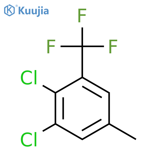 Benzene,1,2-dichloro-5-methyl-3-(trifluoromethyl)- structure