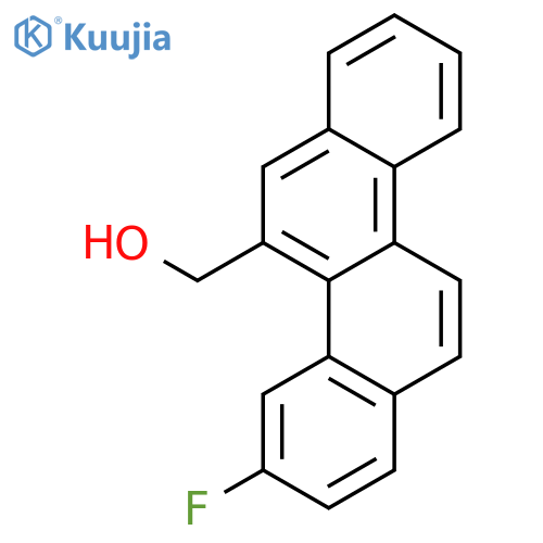 (3-fluorochrysen-5-yl)methanol structure