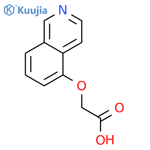 2-(isoquinolin-5-yloxy)acetic acid structure