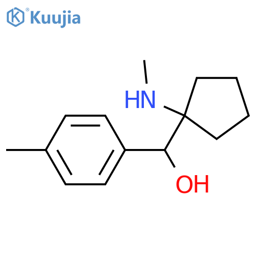 Benzenemethanol,4-methyl-a-[1-(methylamino)cyclopentyl]- structure