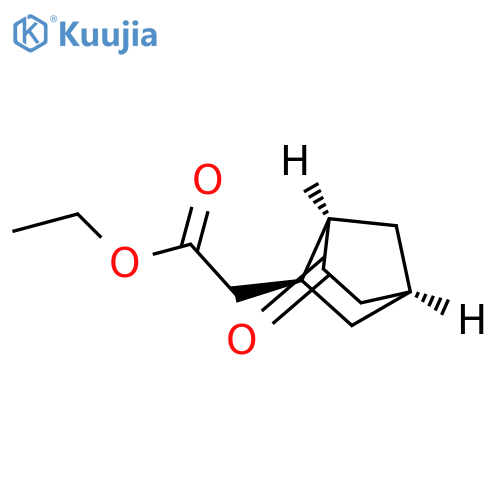Bicyclo[2.2.1]heptane-2-aceticacid, 6-oxo-, ethyl ester, (1R,2S,4R)-rel- structure