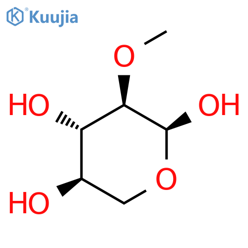 2-O-Methyl-alpha-D-xylopyranose structure