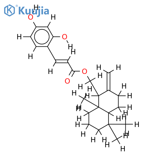 2,4-Dihydroxycinnamoyl-Albicanol structure
