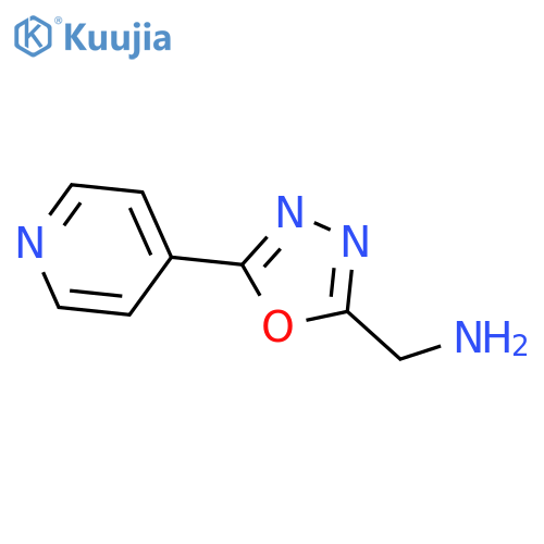 (5-(Pyridin-4-yl)-1,3,4-oxadiazol-2-yl)methanamine structure
