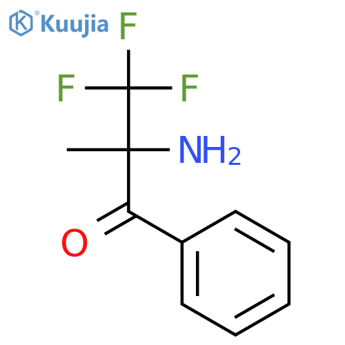 2-amino-1-2-(trifluoromethyl)phenylpropan-1-one structure