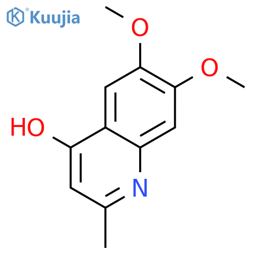 4-Quinolinol,6,7-dimethoxy-2-methyl- structure