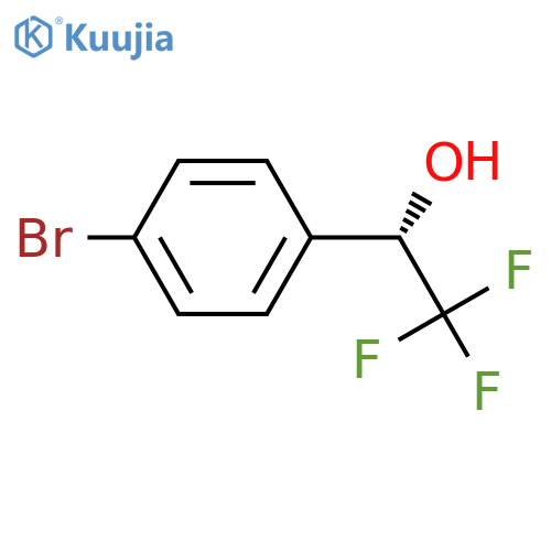 (S)-1-(4-bromophenyl)-2,2,2-trifluoroethanol structure