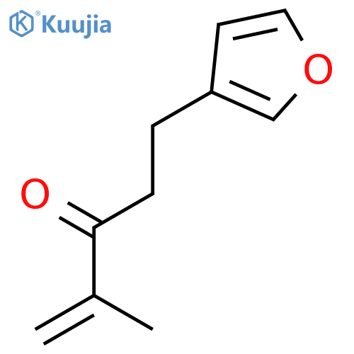 1-Penten-3-one, 5-(3-furanyl)-2-methyl- structure