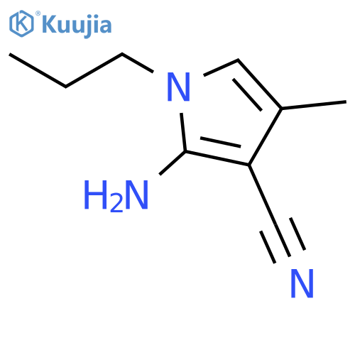 1H-Pyrrole-3-carbonitrile,2-amino-4-methyl-1-propyl- structure