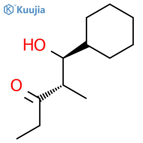 3-Pentanone, 1-cyclohexyl-1-hydroxy-2-methyl-, (1S,2S)- structure