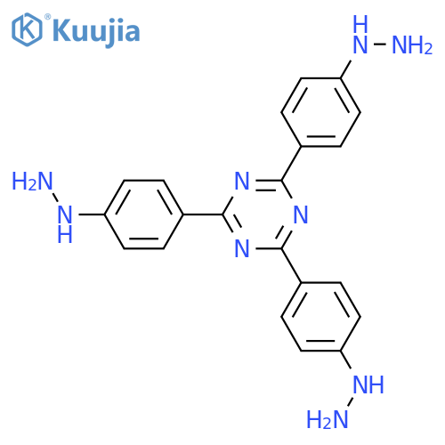 1,3,5-TRIAZINE, 2,4,6-TRIS(4-HYDRAZINOPHENYL)- structure