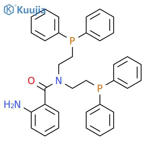 BENZAMIDE, 2-AMINO-N,N-BIS[2-(DIPHENYLPHOSPHINO)ETHYL]- structure