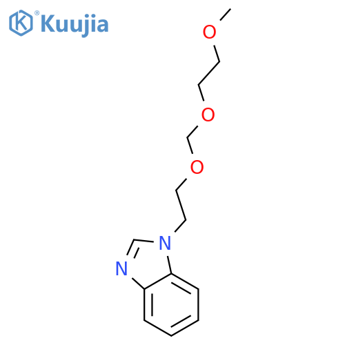 1H-Benzimidazole, 1-[2-[(2-methoxyethoxy)methoxy]ethyl]- structure
