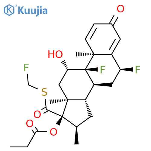Fluticasone propionate structure